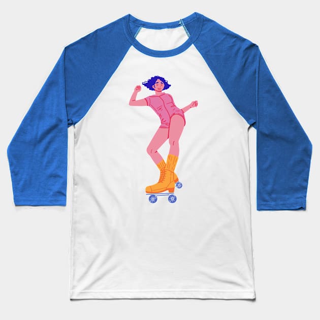 Life is fun Baseball T-Shirt by Lethy studio